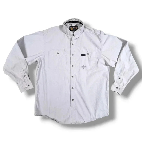 HARLEY DAVIDSON BUTTON DOWN SHIRT - Picture 1 of 6